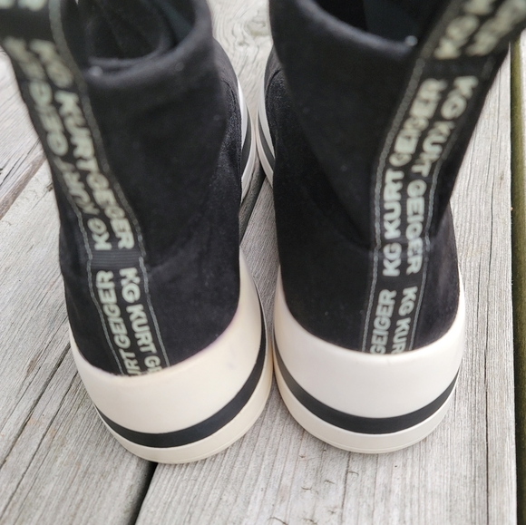 Kurt Geiger genuine suede pullups sz 7.5 - Picture 4 of 8